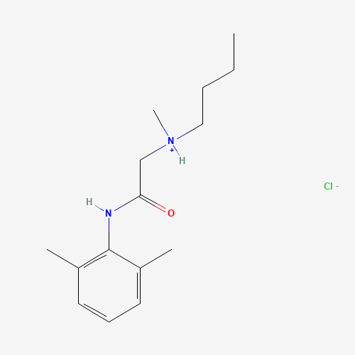 butyl-[2-(2,6-dimethylanilino)-2-oxoethyl]-methylazanium chloride