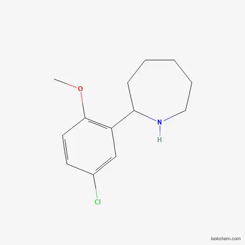 Molecular Structure of 383129-64-4 (2-(5-Chloro-2-methoxyphenyl)azepane)