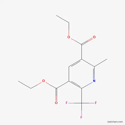 Molecular Structure of 393-81-7 (Diethyl 2-methyl-6-(trifluoromethyl)pyridine-3,5-dicarboxylate)