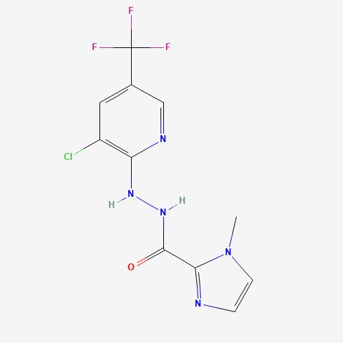 N'-[3-Chloro-5-(trifluoromethyl)-2-pyridinyl]-1-methyl-1H-imidazole-2-carbohydrazide