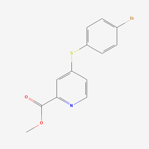 Methyl 4-[(4-bromophenyl)sulfanyl]-2-pyridinecarboxylate