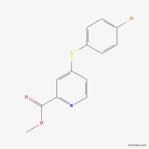 Methyl 4-[(4-bromophenyl)sulfanyl]-2-pyridinecarboxylate