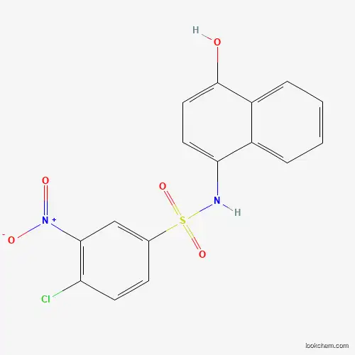 4-chloro-N-(4-hydroxynaphthalen-1-yl)-3-nitrobenzenesulfonamide