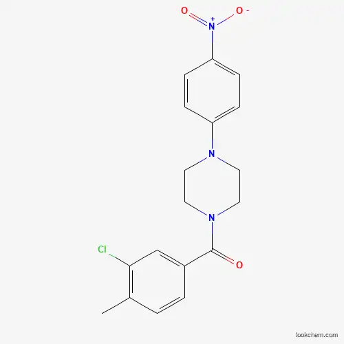 (3-Chloro-4-methylphenyl)[4-(4-nitrophenyl)-1-piperazinyl]-methanone