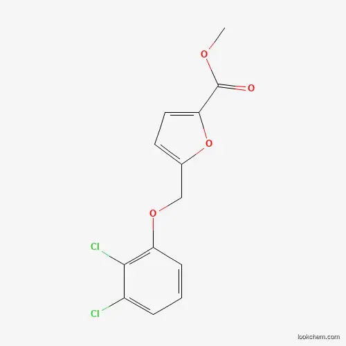 Molecular Structure of 438222-05-0 (Methyl 5-[(2,3-dichlorophenoxy)methyl]furan-2-carboxylate)