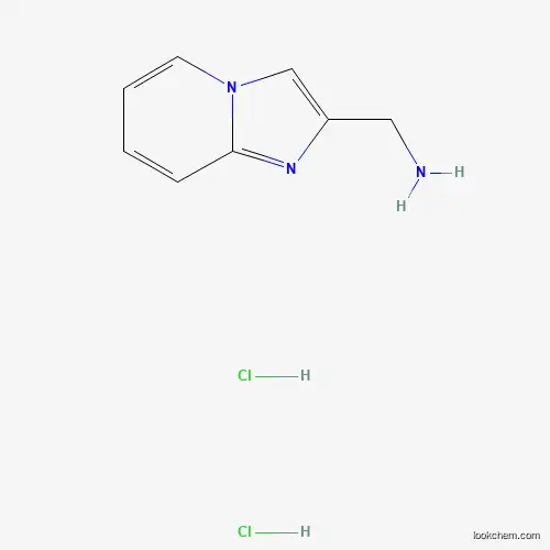 Molecular Structure of 452967-56-5 (Imidazo[1,2-a]pyridin-2-ylmethanamine dihydrochloride)