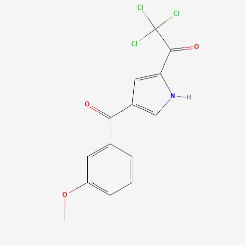 2,2,2-TRICHLORO-1-[4-(3-METHOXYBENZOYL)-1H-PYRROL-2-YL]-1-ETHANONE