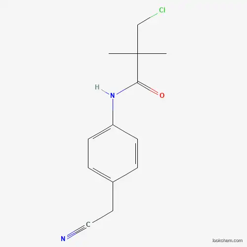 Molecular Structure of 454473-74-6 (3-chloro-N-[4-(cyanomethyl)phenyl]-2,2-dimethylpropanamide)