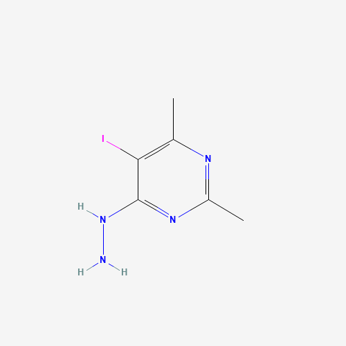 4-HYDRAZINO-5-IODO-2,6-DIMETHYLPYRIMIDINE