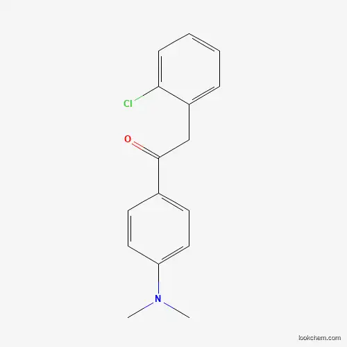 Molecular Structure of 465514-61-8 (2-(2-Chlorophenyl)-1-[4-(dimethylamino)phenyl]-1-ethanone)