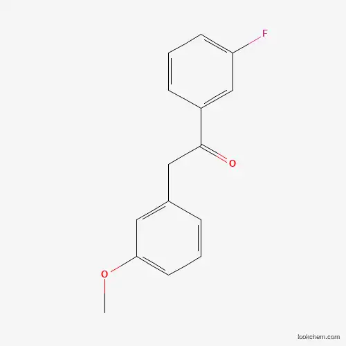 1-(3-FLUOROPHENYL)-2-(3-METHOXYPHENYL)-1-ETHANONE