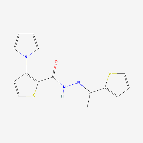 3-(1H-Pyrrol-1-yl)-N'-[(E)-1-(2-thienyl)ethylidene]-2-thiophenecarbohydrazide