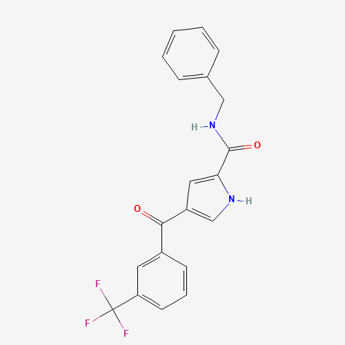 N-Benzyl-4-[3-(trifluoromethyl)benzoyl]-1H-pyrrole-2-carboxamide
