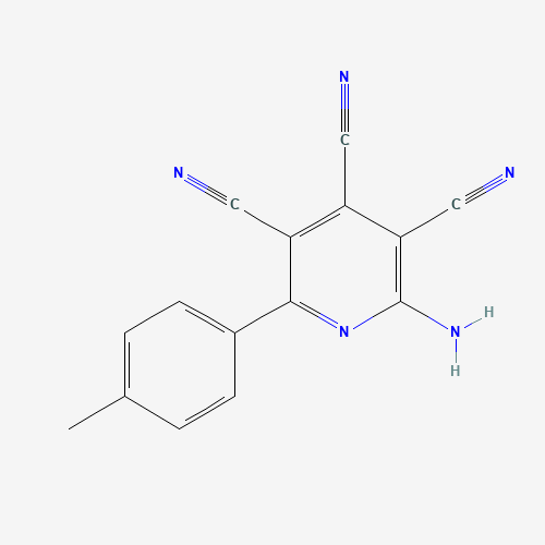 2-Amino-6-(4-methylphenyl)-3,4,5-pyridinetricarbonitrile