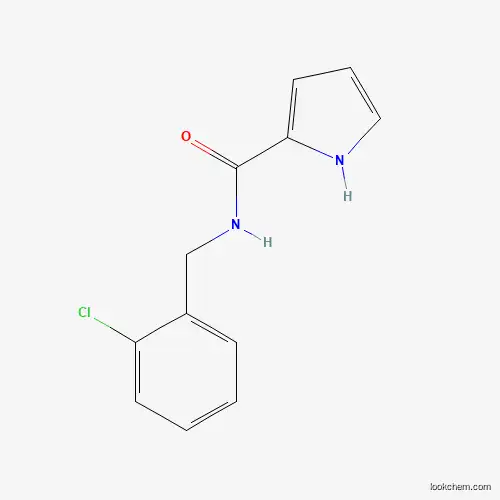 Molecular Structure of 478249-65-9 (N-[(2-chlorophenyl)methyl]-1H-pyrrole-2-carboxamide)