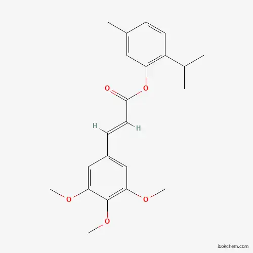 Molecular Structure of 504394-57-4 (Thymol trimethoxycinnamate)