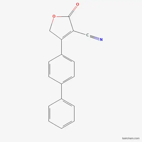 Molecular Structure of 50691-09-3 (5-oxo-3-(4-phenylphenyl)-2H-furan-4-carbonitrile)