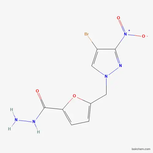 5-[(4-bromo-3-nitro-1H-pyrazol-1-yl)methyl]-2-furohydrazide