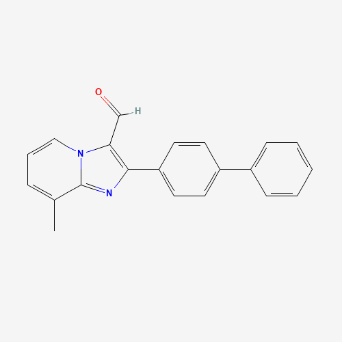 2-Biphenyl-4-yl-8-methylimidazo[1,2-a]pyridine-3-carbaldehyde