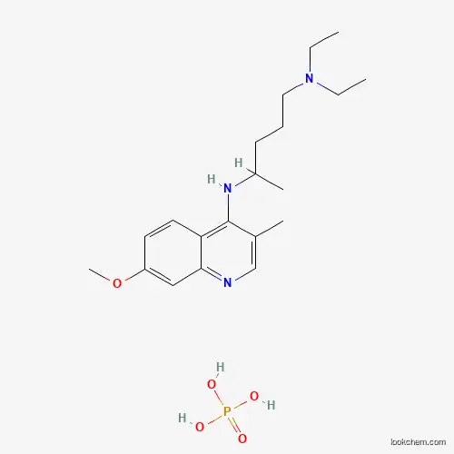 Molecular Structure of 5430-92-2 (Phosphoric acid--N~1~,N~1~-diethyl-N~4~-(7-methoxy-3-methylquinolin-4-yl)pentane-1,4-diamine (1/1))