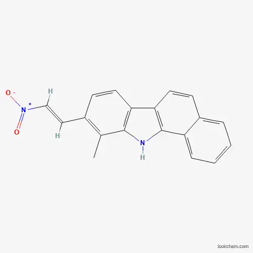 Molecular Structure of 5523-62-6 (10-methyl-9-[(E)-2-nitroethenyl]-11H-benzo[a]carbazole)