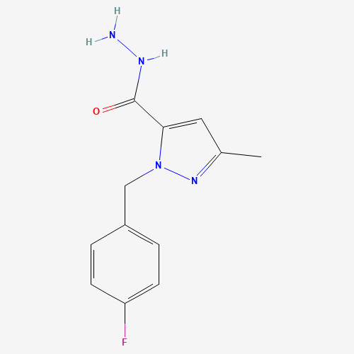 1-(4-FLUOROBENZYL)-3-METHYL-1H-PYRAZOLE-5-CARBOHYDRAZIDE