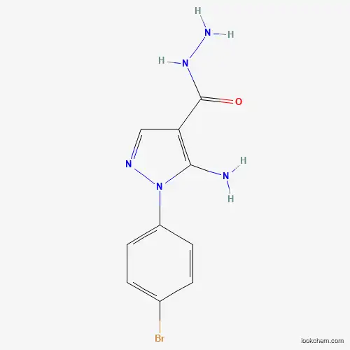 Molecular Structure of 618070-68-1 (5-Amino-1-(4-bromophenyl)-1H-pyrazole-4-carbohydrazide)
