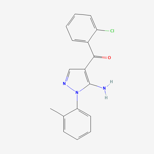(5-AMINO-1-O-TOLYL-1H-PYRAZOL-4-YL)(2-CHLOROPHENYL)METHANONE