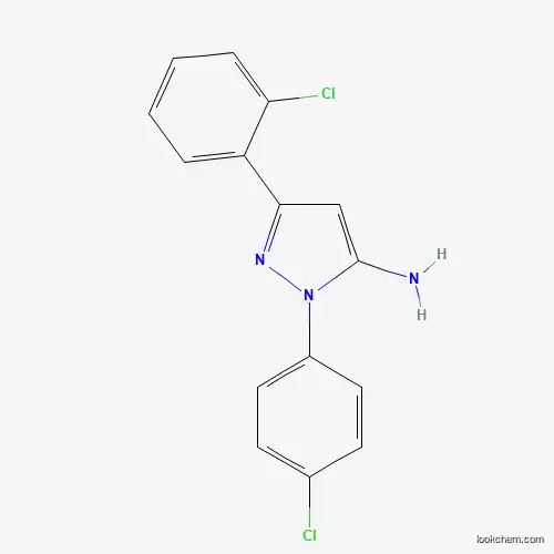 3-(2-CHLOROPHENYL)-1-(4-CHLOROPHENYL)-1H-PYRAZOL-5-AMINE
