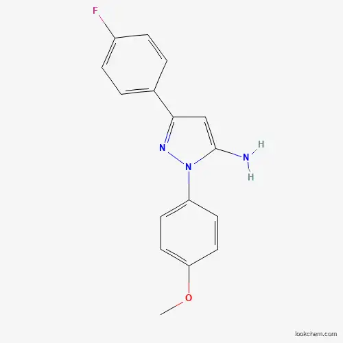 3-(4-Fluorophenyl)-1-(4-methoxyphenyl)-1H-pyrazol-5-amine