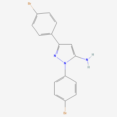 1,3-Bis(4-bromophenyl)-1H-pyrazol-5-amine
