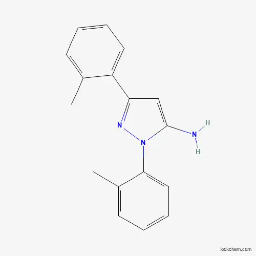 Molecular Structure of 618098-39-8 (1,3-Bis(2-methylphenyl)-1H-pyrazol-5-amine)