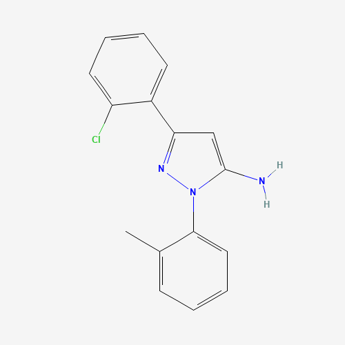 3-(2-CHLOROPHENYL)-1-O-TOLYL-1H-PYRAZOL-5-AMINE