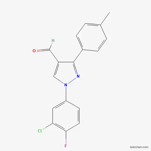1-(3-Chloro-4-fluorophenyl)-3-P-tolyl-1H-pyrazole-4-carbaldehyde