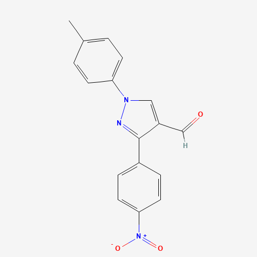 3-(4-NITROPHENYL)-1-P-TOLYL-1H-PYRAZOLE-4-CARBALDEHYDE