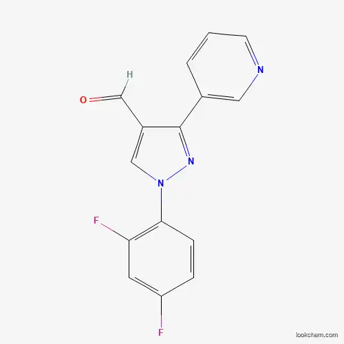 1-(2,4-DIFLUOROPHENYL)-3-(PYRIDIN-3-YL)-1H-PYRAZOLE-4-CARBALDEHYDE