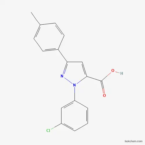 1-(3-CHLOROPHENYL)-3-P-TOLYL-1H-PYRAZOLE-5-CARBOXYLIC ACID