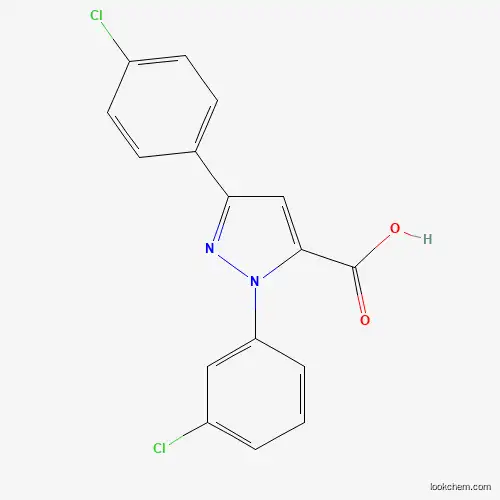 1-(3-CHLOROPHENYL)-3-(4-CHLOROPHENYL)-1H-PYRAZOLE-5-CARBOXYLIC ACID
