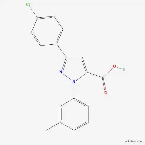 3-(4-CHLOROPHENYL)-1-M-TOLYL-1H-PYRAZOLE-5-CARBOXYLIC ACID