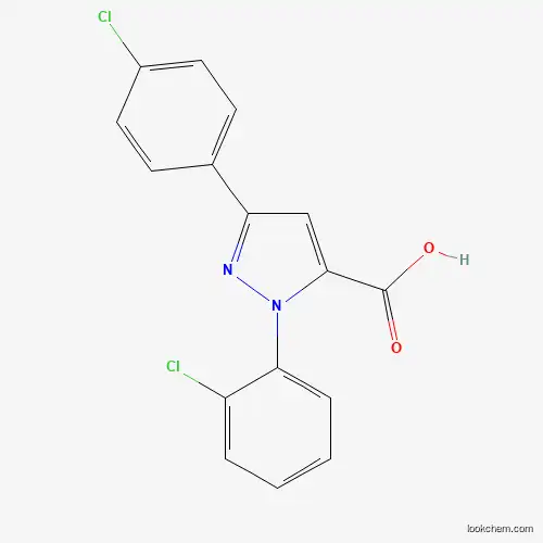 1-(2-CHLOROPHENYL)-3-(4-CHLOROPHENYL)-1H-PYRAZOLE-5-CARBOXYLIC ACID