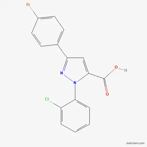 3-(4-BROMOPHENYL)-1-(2-CHLOROPHENYL)-1H-PYRAZOLE-5-CARBOXYLIC ACID