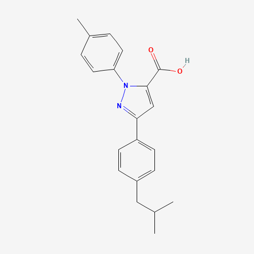 3-(4-ISOBUTYLPHENYL)-1-P-TOLYL-1H-PYRAZOLE-5-CARBOXYLIC ACID