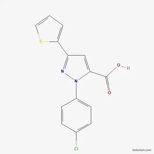 1-(4-CHLOROPHENYL)-3-(THIOPHEN-2-YL)-1H-PYRAZOLE-5-CARBOXYLIC ACID