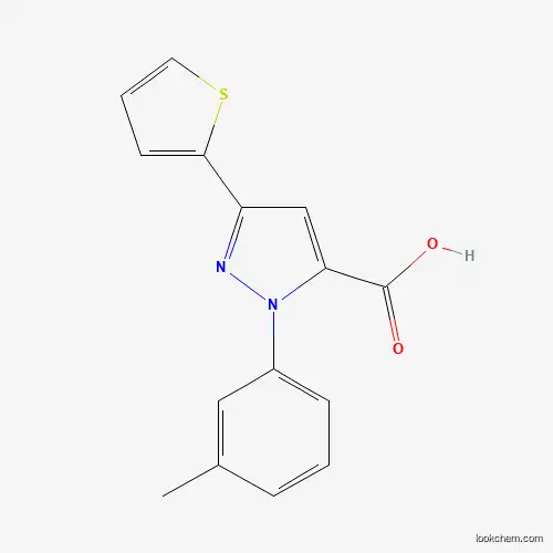 3-(THIOPHEN-2-YL)-1-M-TOLYL-1H-PYRAZOLE-5-CARBOXYLIC ACID
