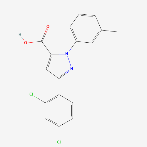 3-(2,4-DICHLOROPHENYL)-1-M-TOLYL-1H-PYRAZOLE-5-CARBOXYLIC ACID