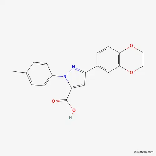 3-(2,3-DIHYDROBENZO[B][1,4]DIOXIN-7-YL)-1-P-TOLYL-1H-PYRAZOLE-5-CARBOXYLIC ACID