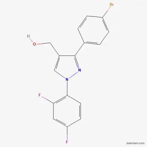 (3-(4-BROMOPHENYL)-1-(2,4-DIFLUOROPHENYL)-1H-PYRAZOL-4-YL)METHANOL