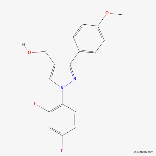 (1-(2,4-DIFLUOROPHENYL)-3-(4-METHOXYPHENYL)-1H-PYRAZOL-4-YL)METHANOL