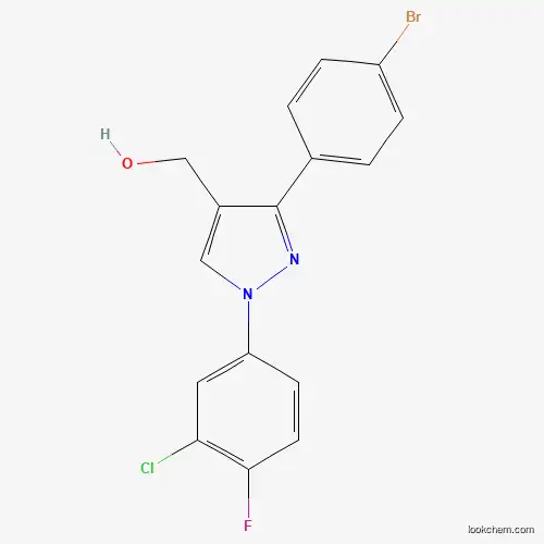 (3-(4-BROMOPHENYL)-1-(3-CHLORO-4-FLUOROPHENYL)-1H-PYRAZOL-4-YL)METHANOL