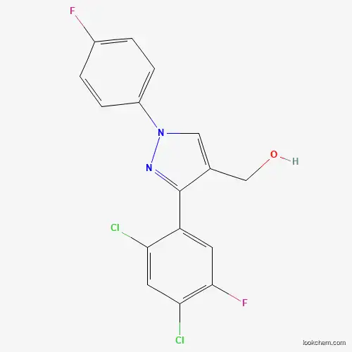 (3-(2,4-DICHLORO-5-FLUOROPHENYL)-1-(4-FLUOROPHENYL)-1H-PYRAZOL-4-YL)METHANOL